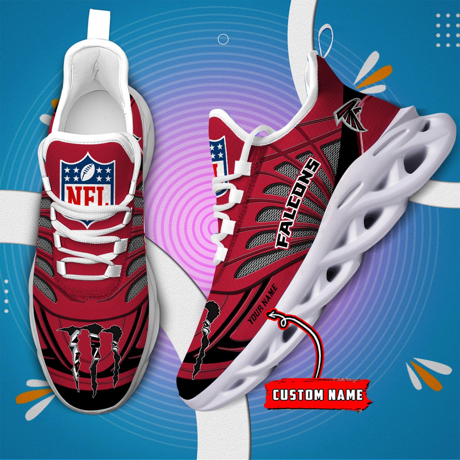 Personalized Atlanta Falcons Max Soul Shoes Sneakers for Men And Women – NFL Football Fan Shoes, Team Sneakers - Image 8