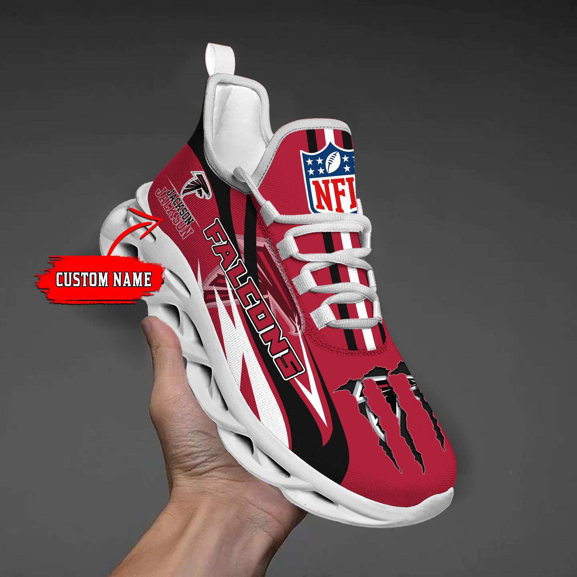 Personalized Atlanta Falcons Max Soul Shoes Sneakers for Men And Women – NFL Football Fan Shoes, Team Sneakers