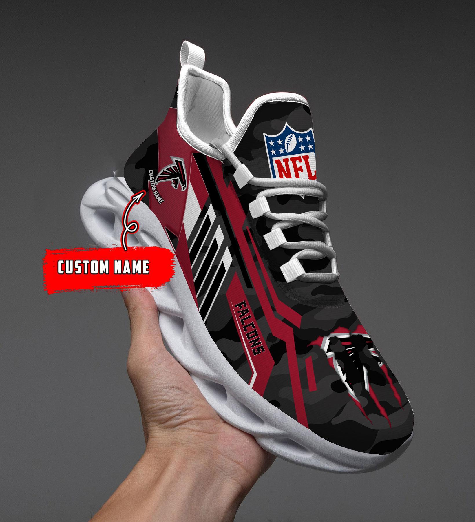 Personalized Atlanta Falcons Max Soul Shoes Sneakers for Men And Women – NFL Football Fan Shoes, Team Sneakers