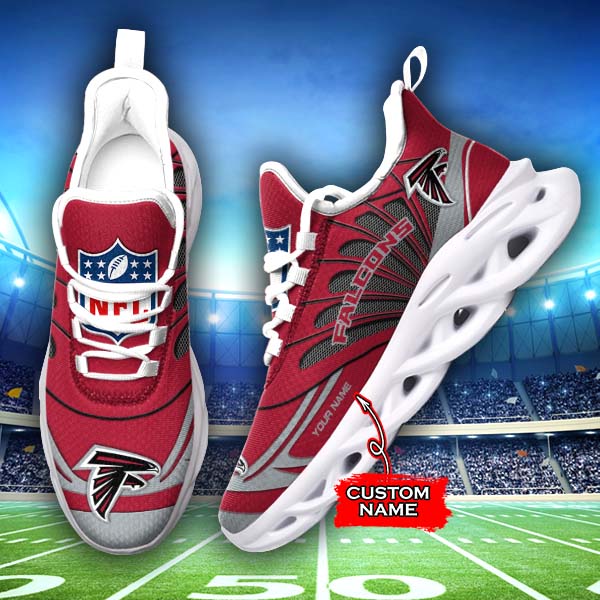 Personalized Atlanta Falcons NFL Max Soul Shoes Sneakers for Men And Women – NFL Football Fan Shoes, Team Sneakers