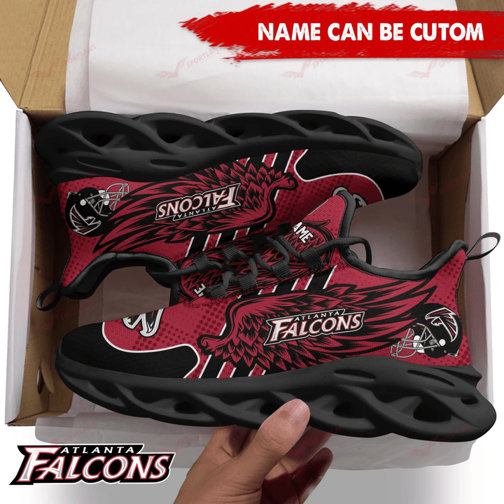 Personalized Atlanta Falcons NFL Max Soul Shoes Sneakers for Men And Women – NFL Football Fan Shoes, Team Sneakers - Image 4