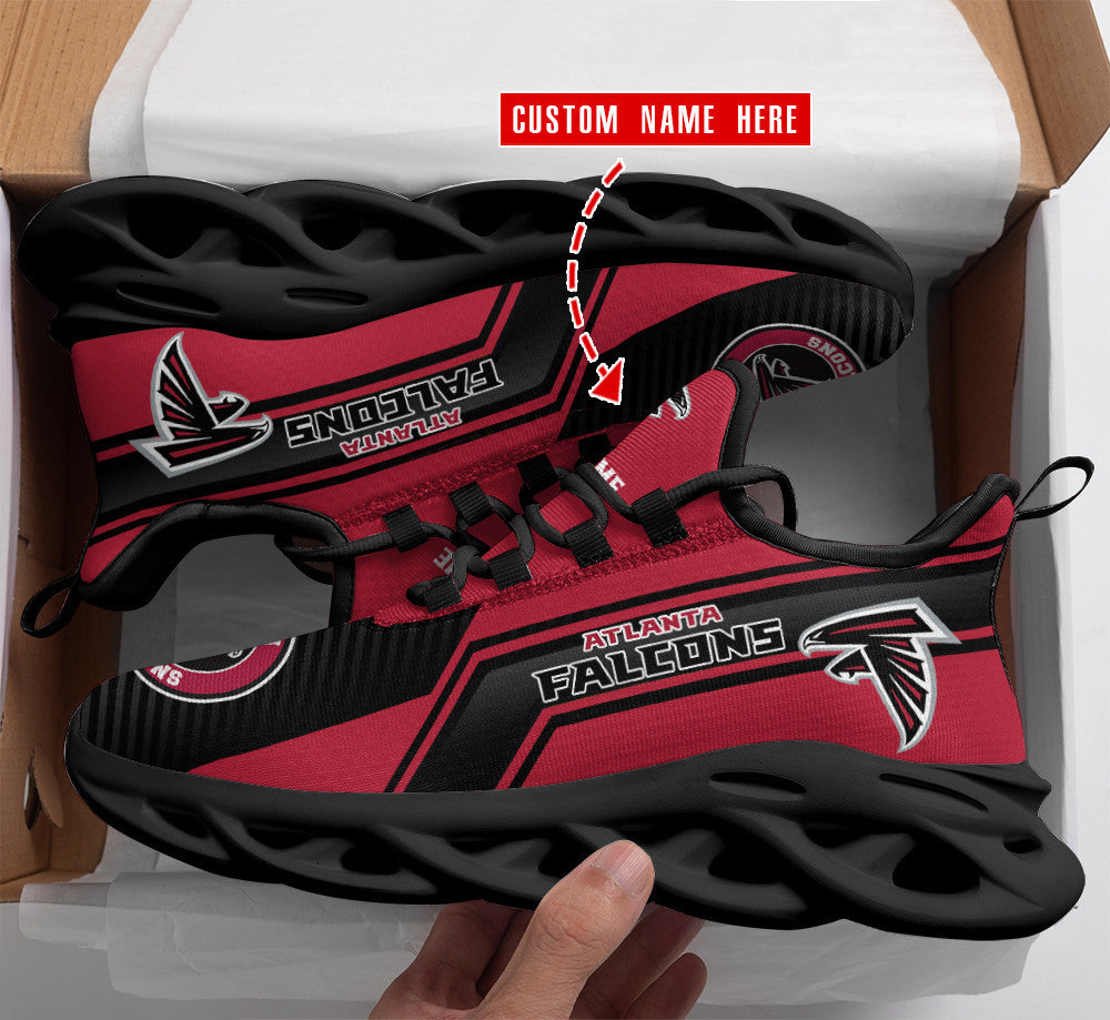 Personalized Atlanta Falcons NFL Max Soul Shoes Sneakers for Men And Women – NFL Football Fan Shoes, Team Sneakers