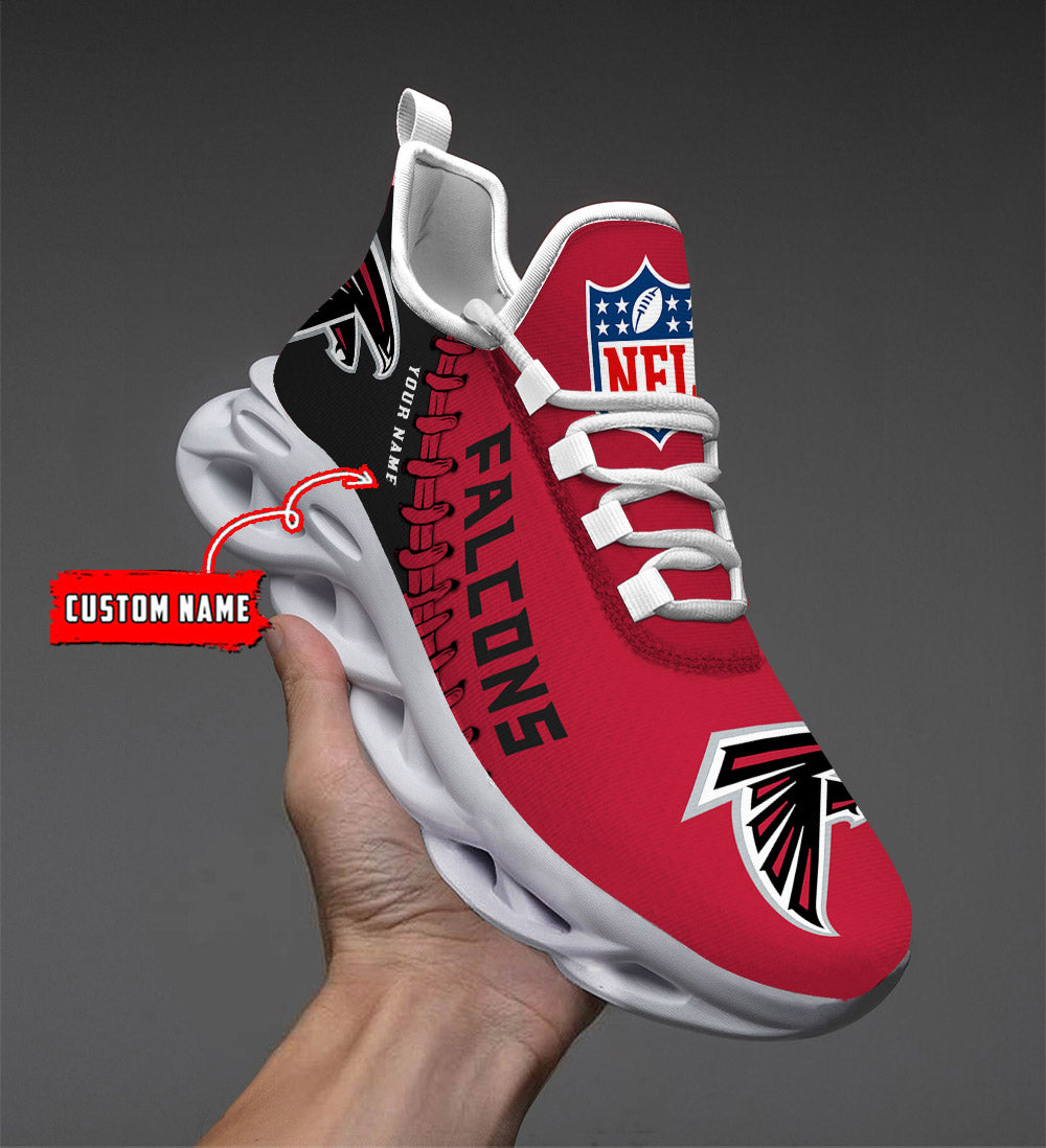 Personalized Atlanta Falcons NFL Max Soul Shoes Sneakers for Men And Women – NFL Football Fan Shoes, Team Sneakers