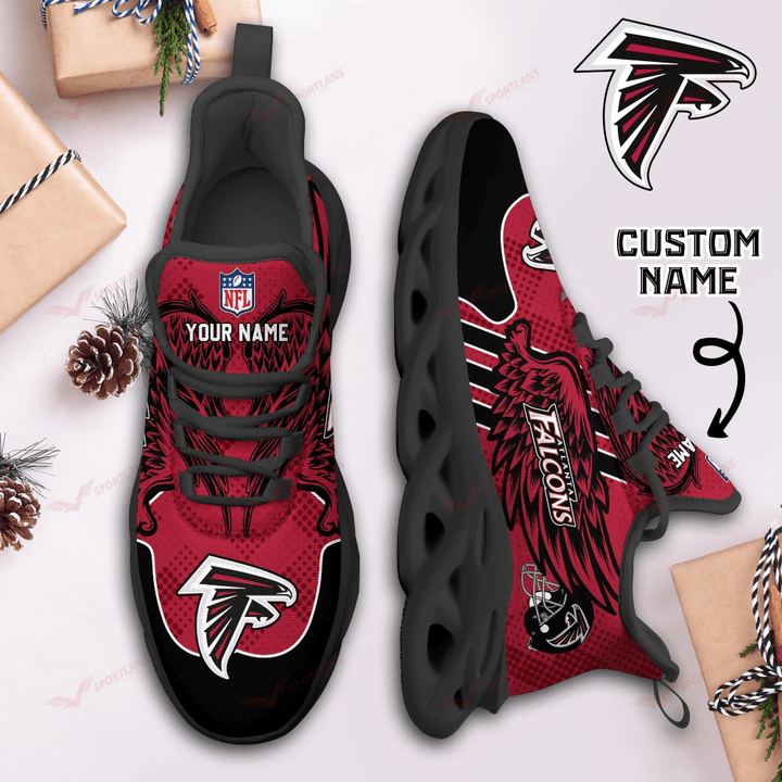 Personalized Atlanta Falcons NFL Max Soul Shoes Sneakers for Men And Women – NFL Football Fan Shoes, Team Sneakers - Image 3