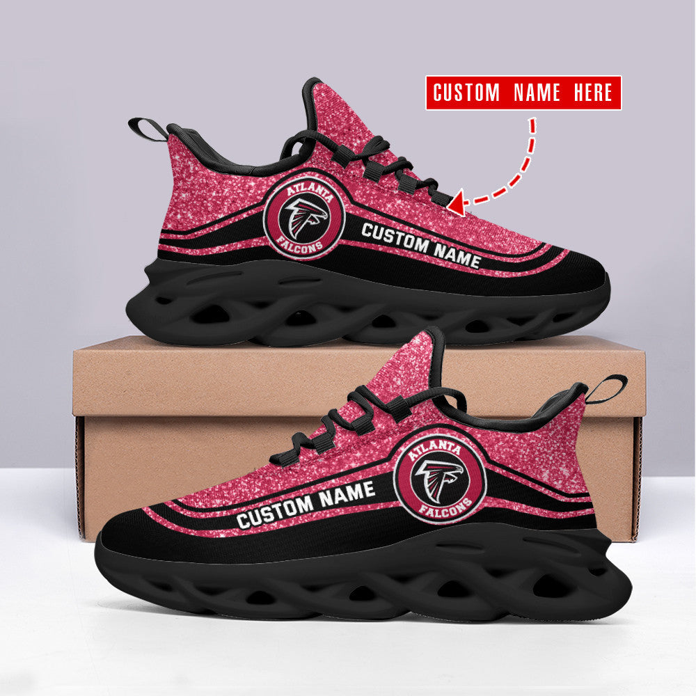 Personalized Atlanta Falcons NFL Max Soul Shoes Sneakers for Men And Women – NFL Football Fan Shoes, Team Sneakers