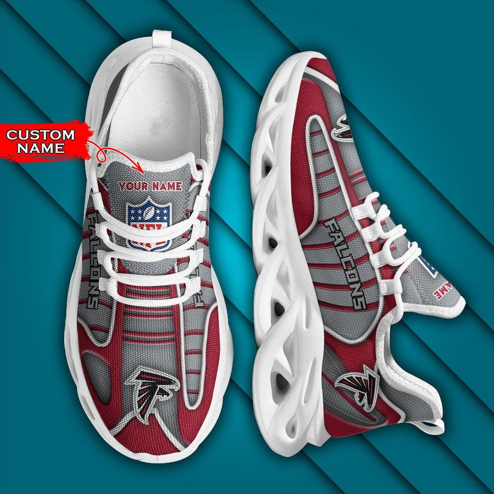 Personalized Atlanta Falcons NFL Max Soul Shoes Sneakers for Men And Women – NFL Football Fan Shoes, Team Sneakers - Image 3