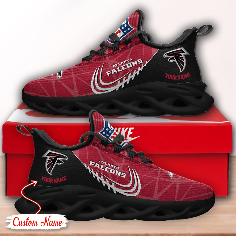 Personalized Atlanta Falcons NFL Max Soul Shoes Sneakers for Men And Women – NFL Football Fan Shoes, Team Sneakers