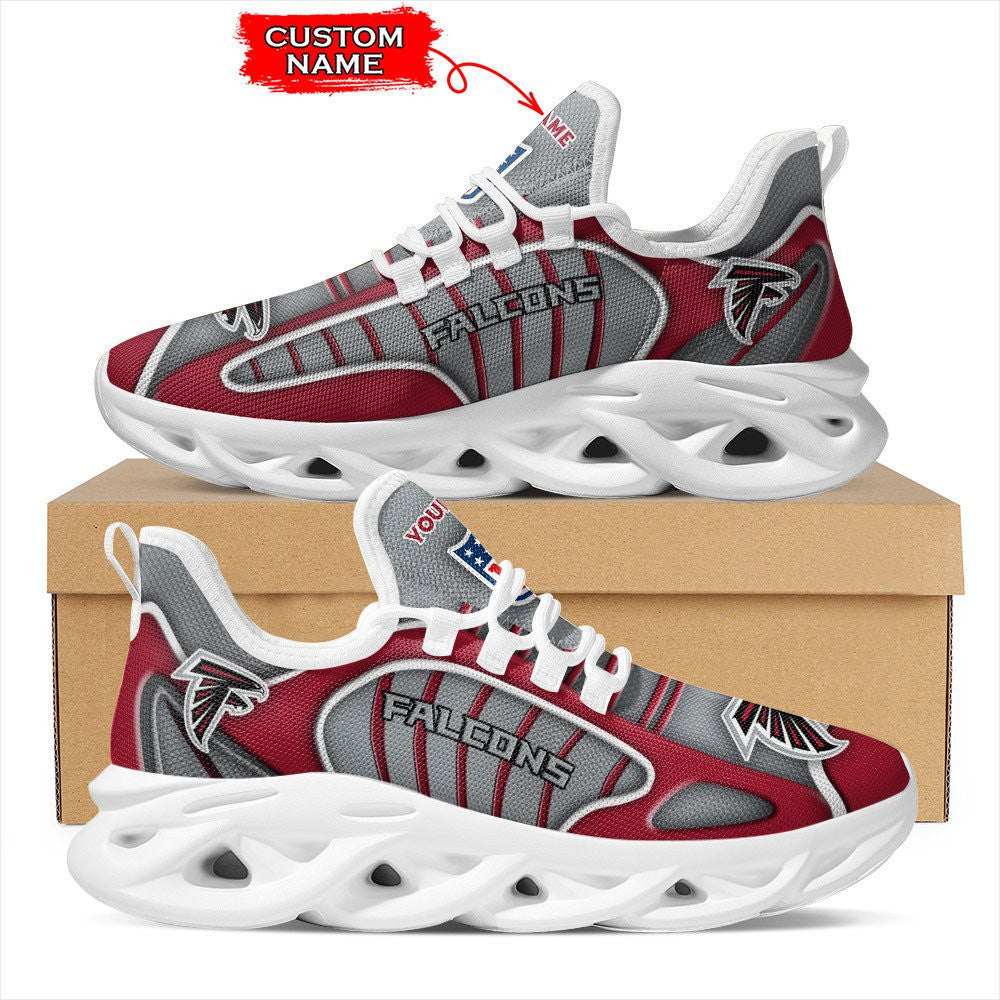 Personalized Atlanta Falcons NFL Max Soul Shoes Sneakers for Men And Women – NFL Football Fan Shoes, Team Sneakers