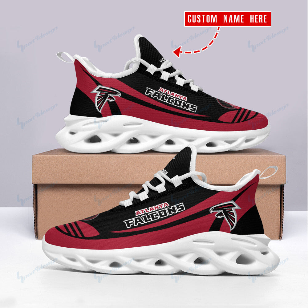 Personalized Atlanta Falcons NFL Max Soul Shoes Sneakers for Men And Women – NFL Football Fan Shoes, Team Sneakers