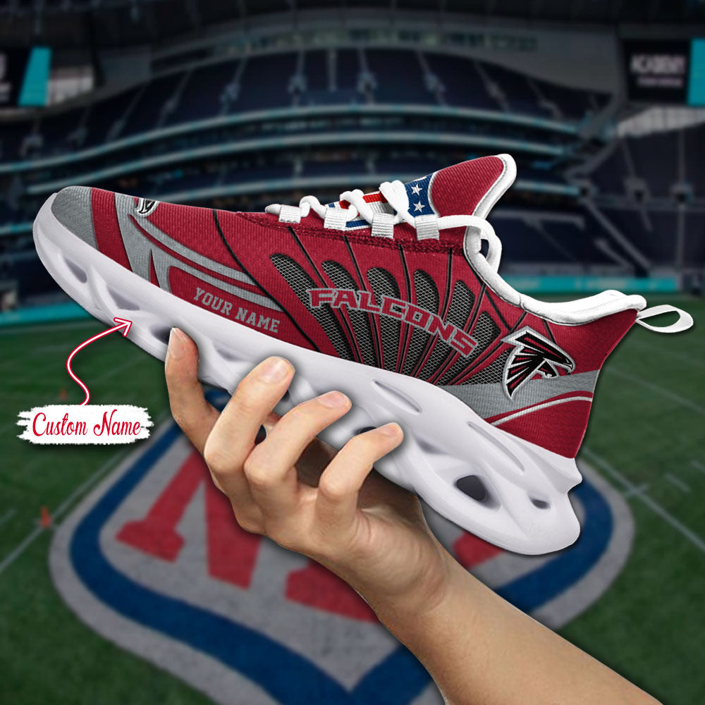 Personalized Atlanta Falcons NFL Max Soul Shoes Sneakers for Men And Women – NFL Football Fan Shoes, Team Sneakers - Image 7