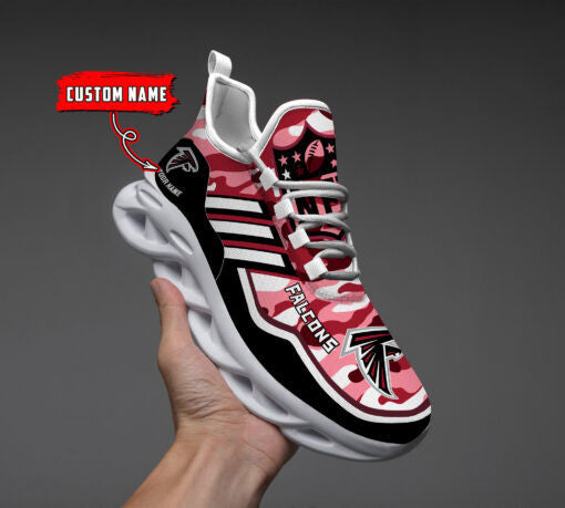 Personalized Atlanta Falcons NFL Max Soul Shoes Sneakers for Men And Women – NFL Football Fan Shoes, Team Sneakers