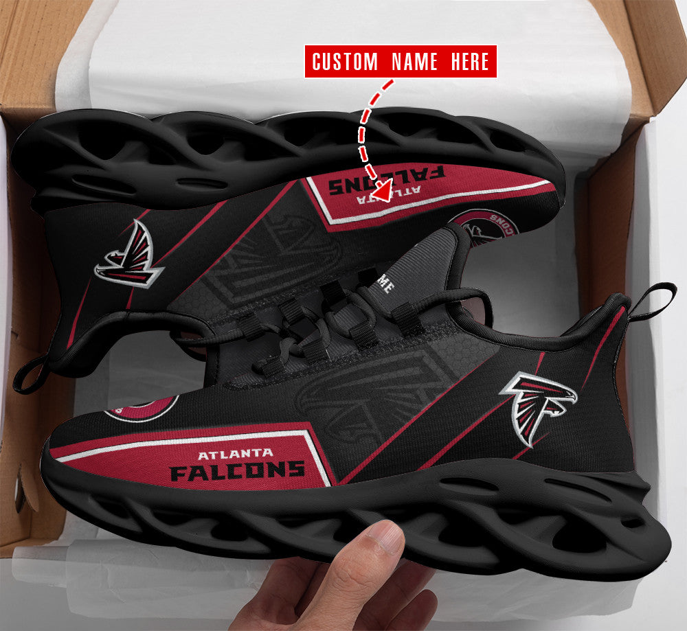 Personalized Atlanta Falcons NFL Max Soul Shoes Sneakers for Men And Women – NFL Football Fan Shoes, Team Sneakers