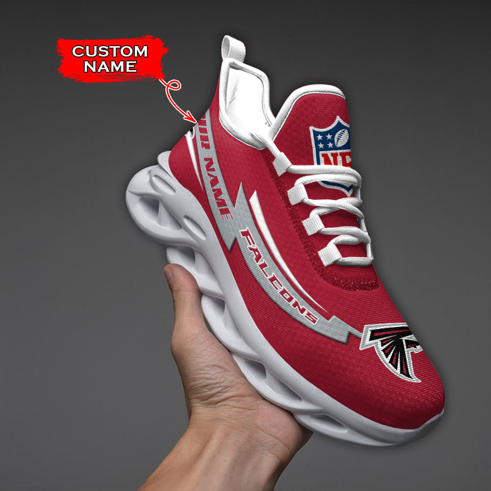 Personalized Atlanta Falcons NFL Max Soul Shoes Sneakers for Men And Women – NFL Football Fan Shoes, Team Sneakers
