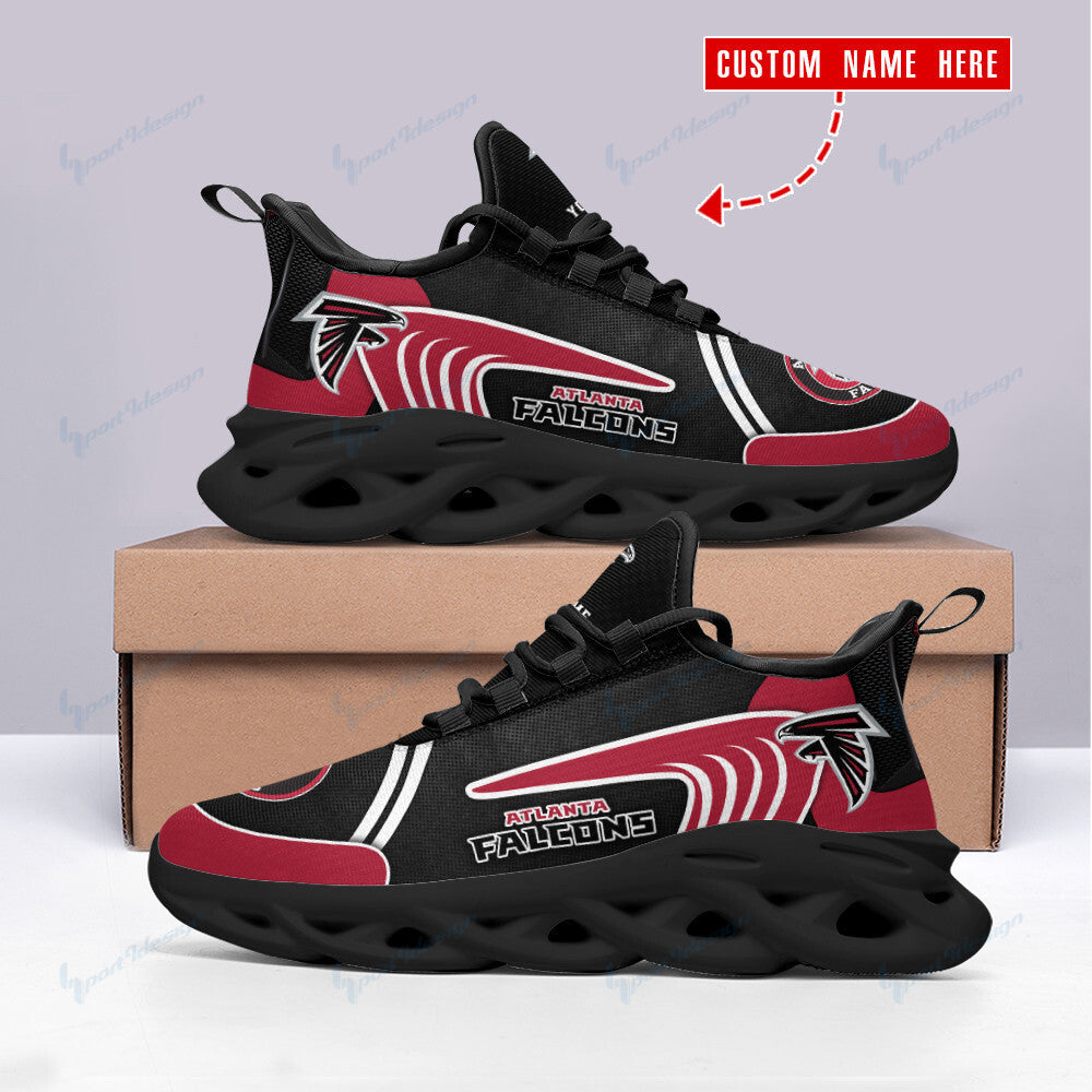 Personalized Atlanta Falcons NFL Max Soul Shoes Sneakers for Men And Women – NFL Football Fan Shoes, Team Sneakers