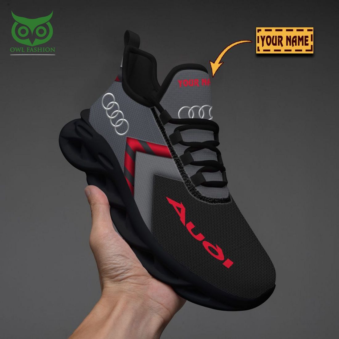 Personalized Audi Max Soul Shoes Sneakers for Men And Women – Car Shoes, Racing Sneakers - Image 3