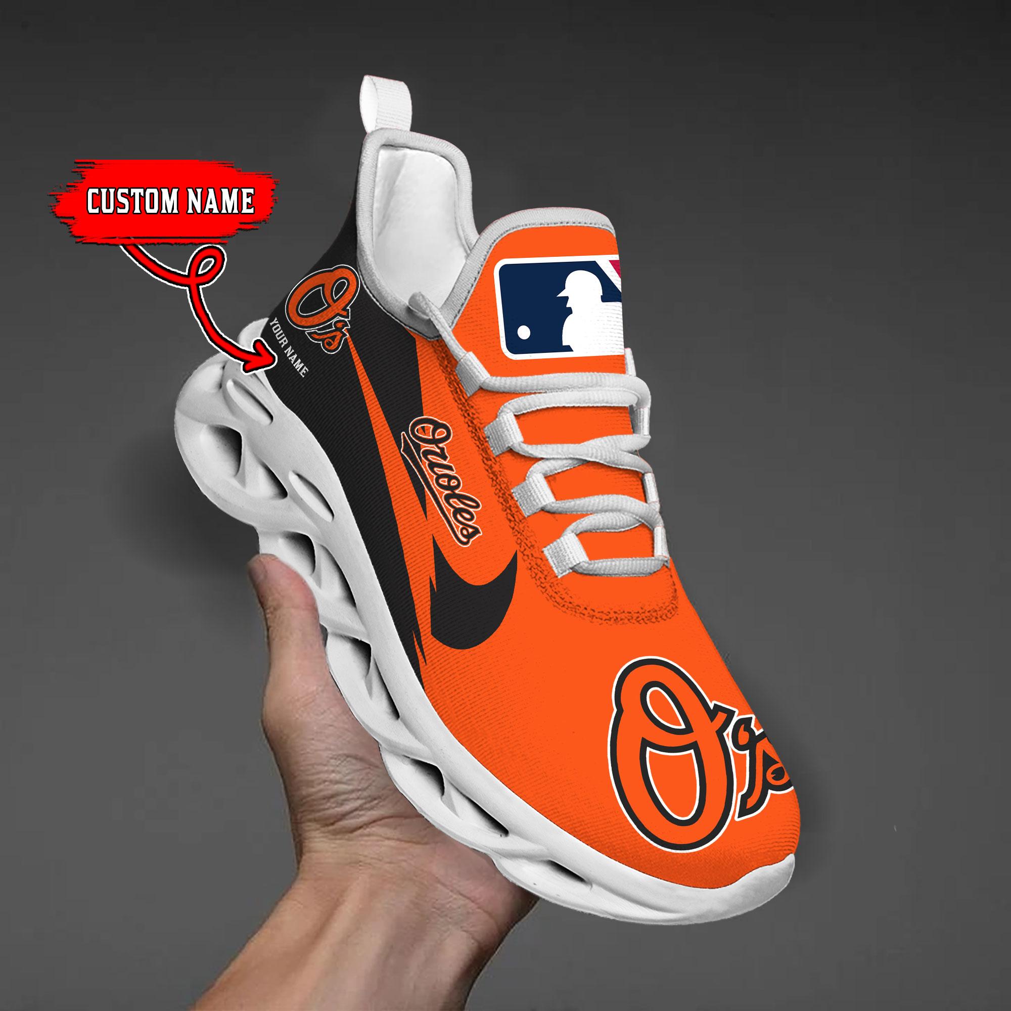 Personalized Baltimore Orioles Max Soul Shoes Sneakers for Men And Women – MLB Baseball Fan Shoes, Team Sneakers