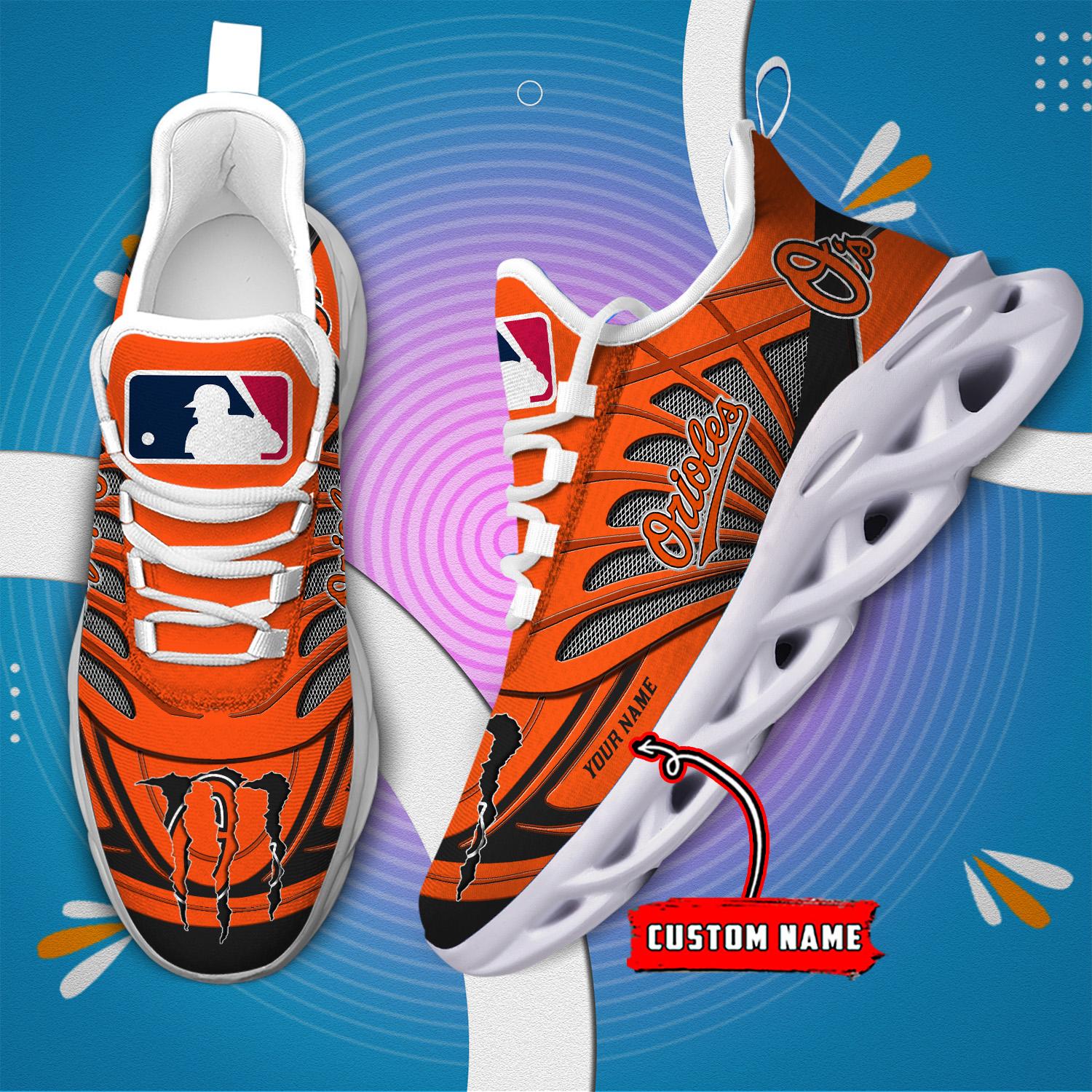 Personalized Baltimore Orioles Max Soul Shoes Sneakers for Men And Women – MLB Baseball Fan Shoes, Team Sneakers - Image 7