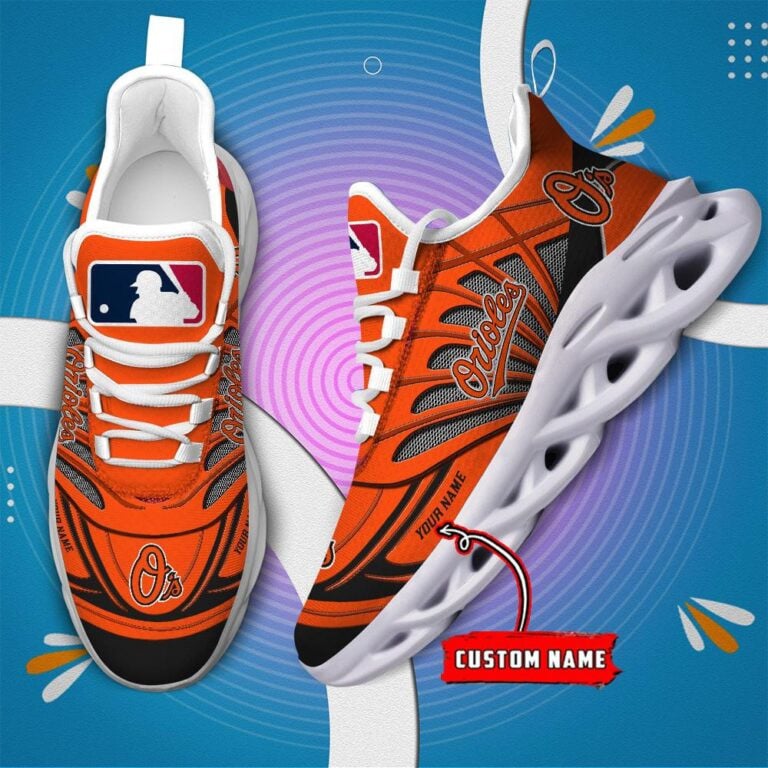 Personalized Baltimore Orioles Max Soul Shoes Sneakers for Men And Women – MLB Baseball Fan Shoes, Team Sneakers