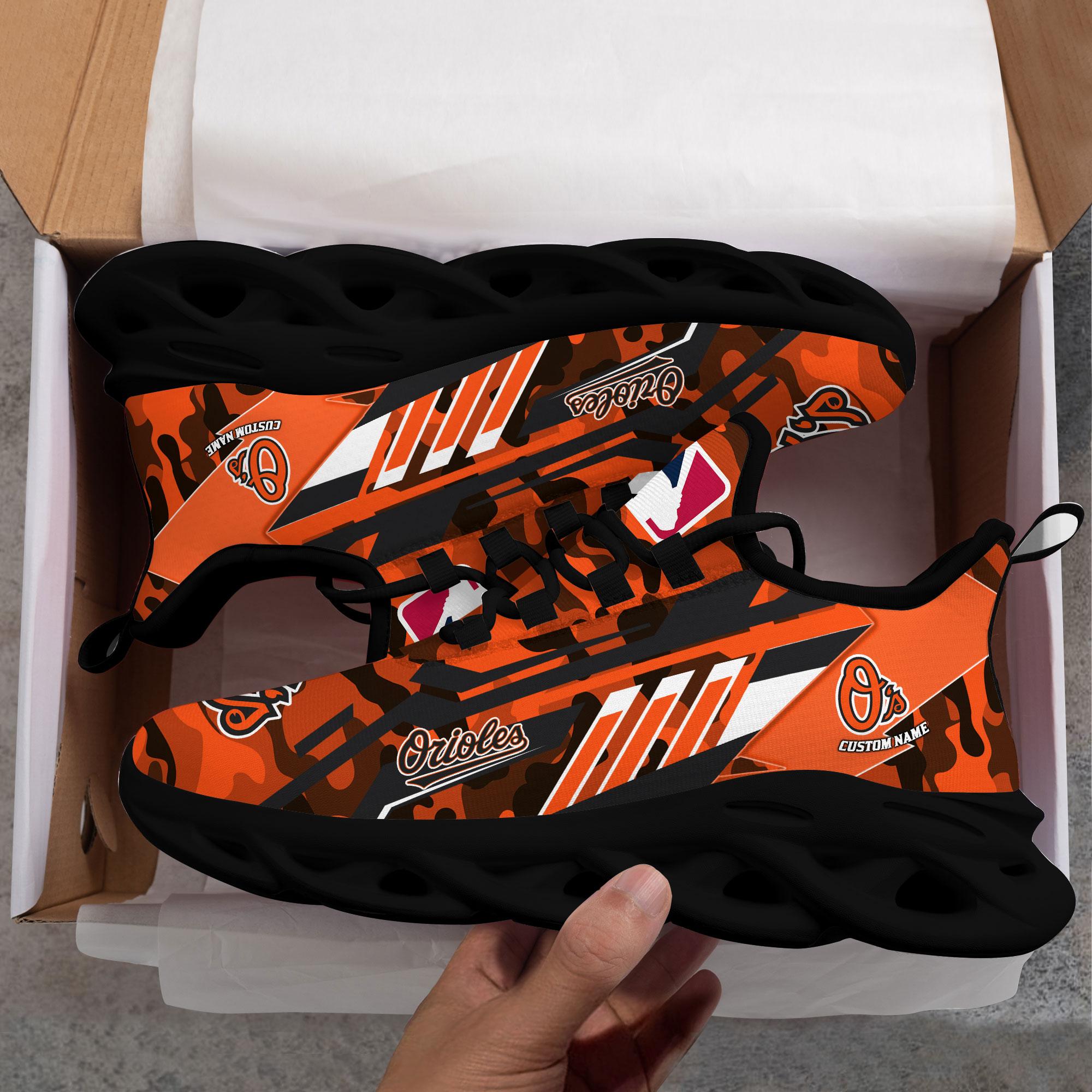 Personalized Baltimore Orioles Max Soul Shoes Sneakers for Men And Women – MLB Baseball Fan Shoes, Team Sneakers - Image 3