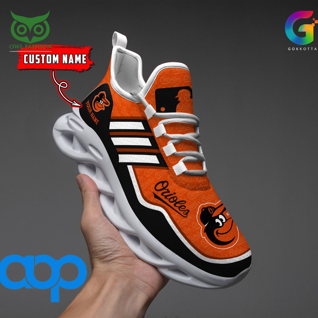 Personalized Baltimore Orioles Max Soul Shoes Sneakers for Men And Women – MLB Baseball Fan Shoes, Team Sneakers - Image 5