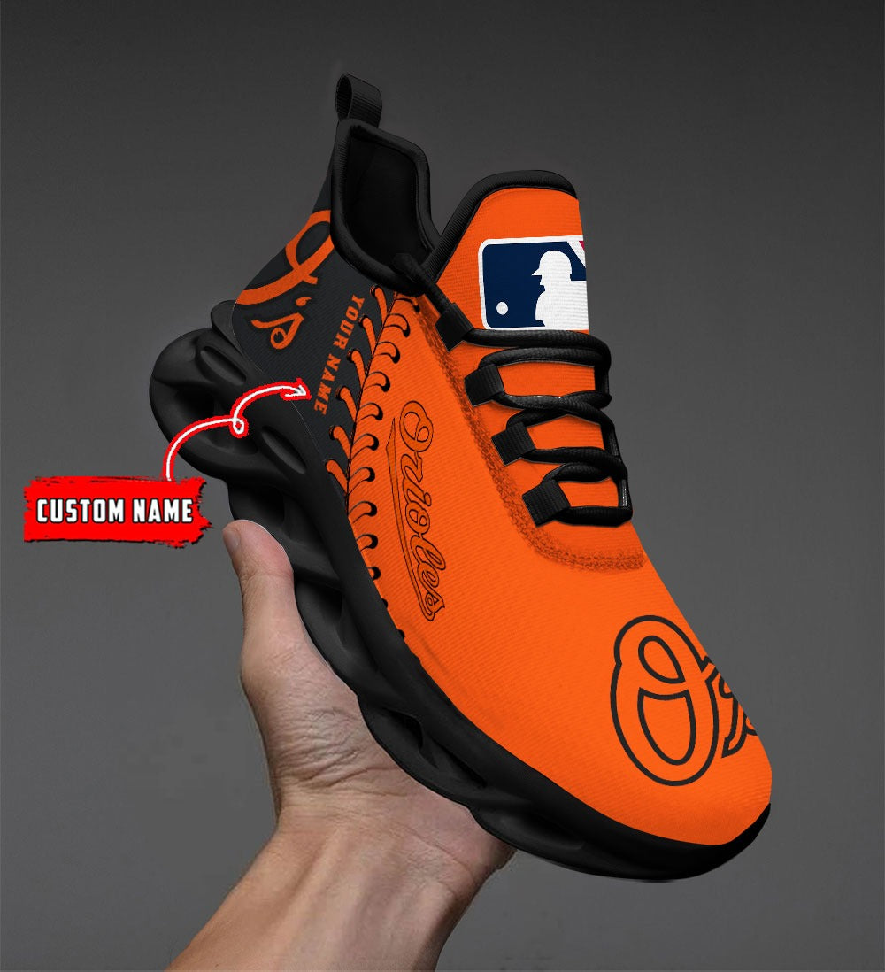 Personalized Baltimore Orioles MLB Max Soul Shoes Sneakers for Men And Women – MLB Baseball Fan Shoes, Team Sneakers - Image 4