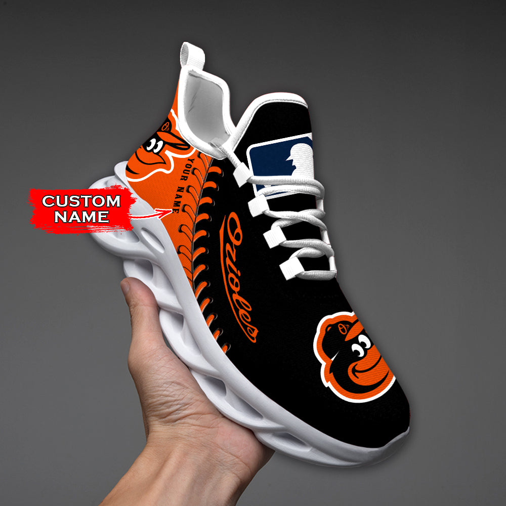 Personalized Baltimore Orioles MLB Max Soul Shoes Sneakers for Men And Women – MLB Baseball Fan Shoes, Team Sneakers - Image 4