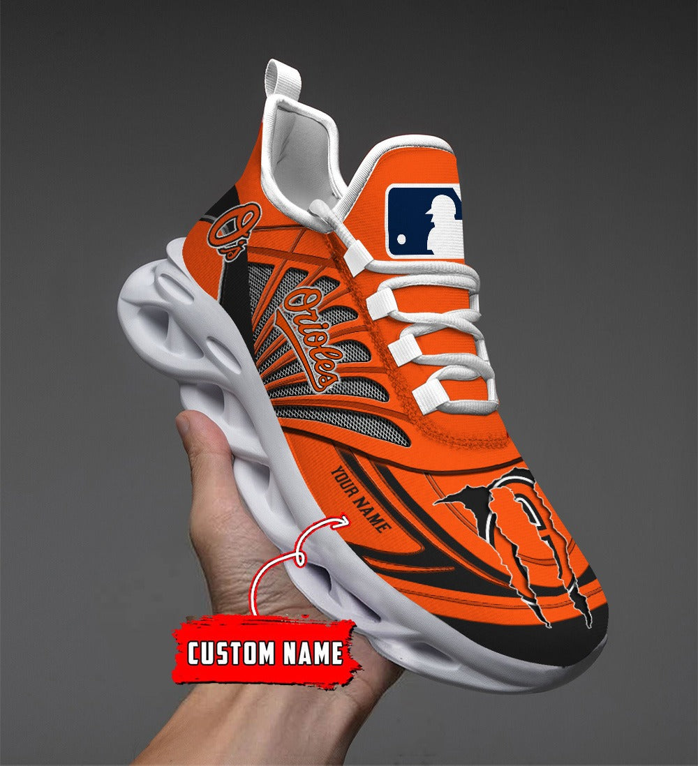Personalized Baltimore Orioles MLB Max Soul Shoes Sneakers for Men And Women – MLB Baseball Fan Shoes, Team Sneakers