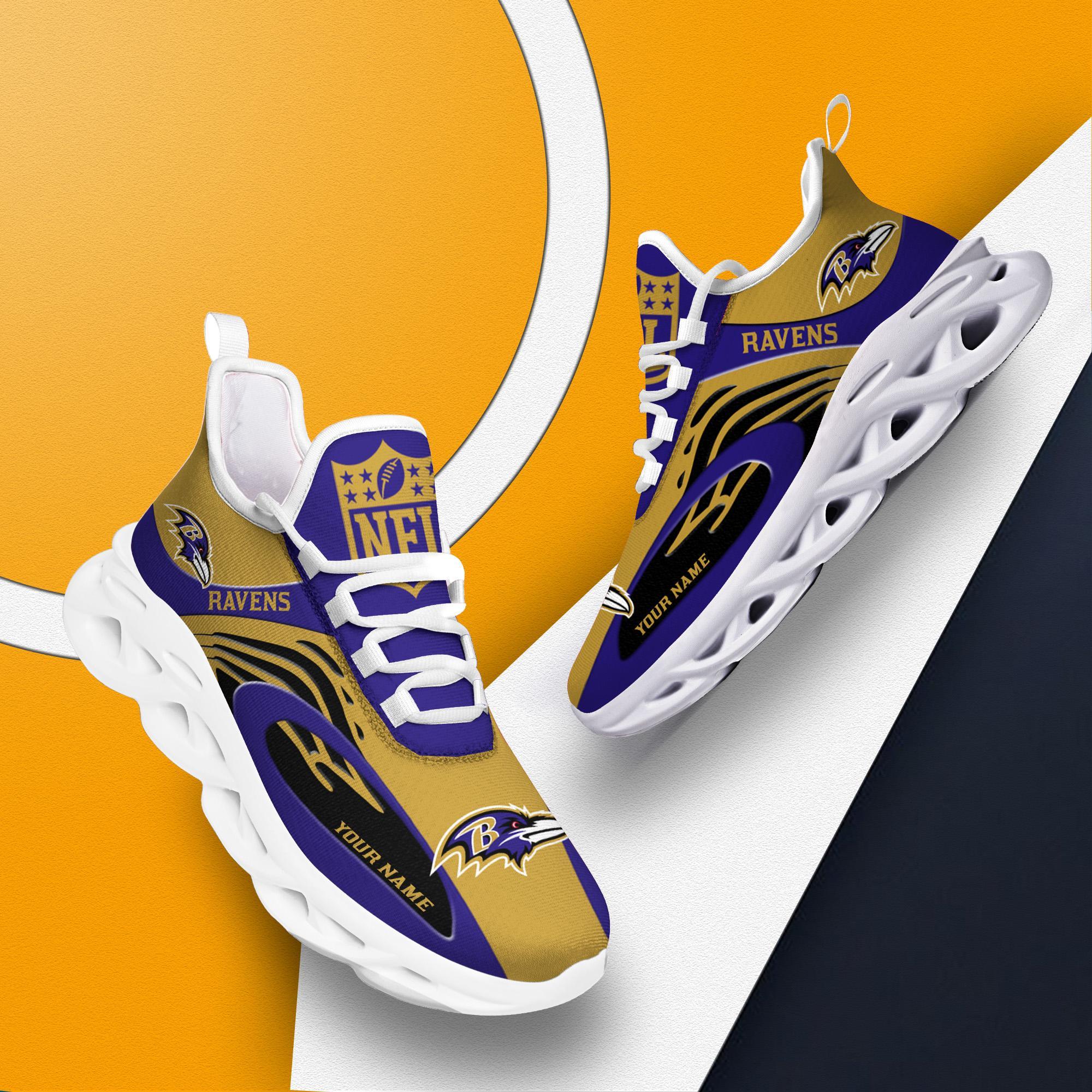 Personalized Baltimore Ravens Max Soul Shoes Sneakers for Men And Women – NFL Football Fan Shoes, Team Sneakers - Image 5