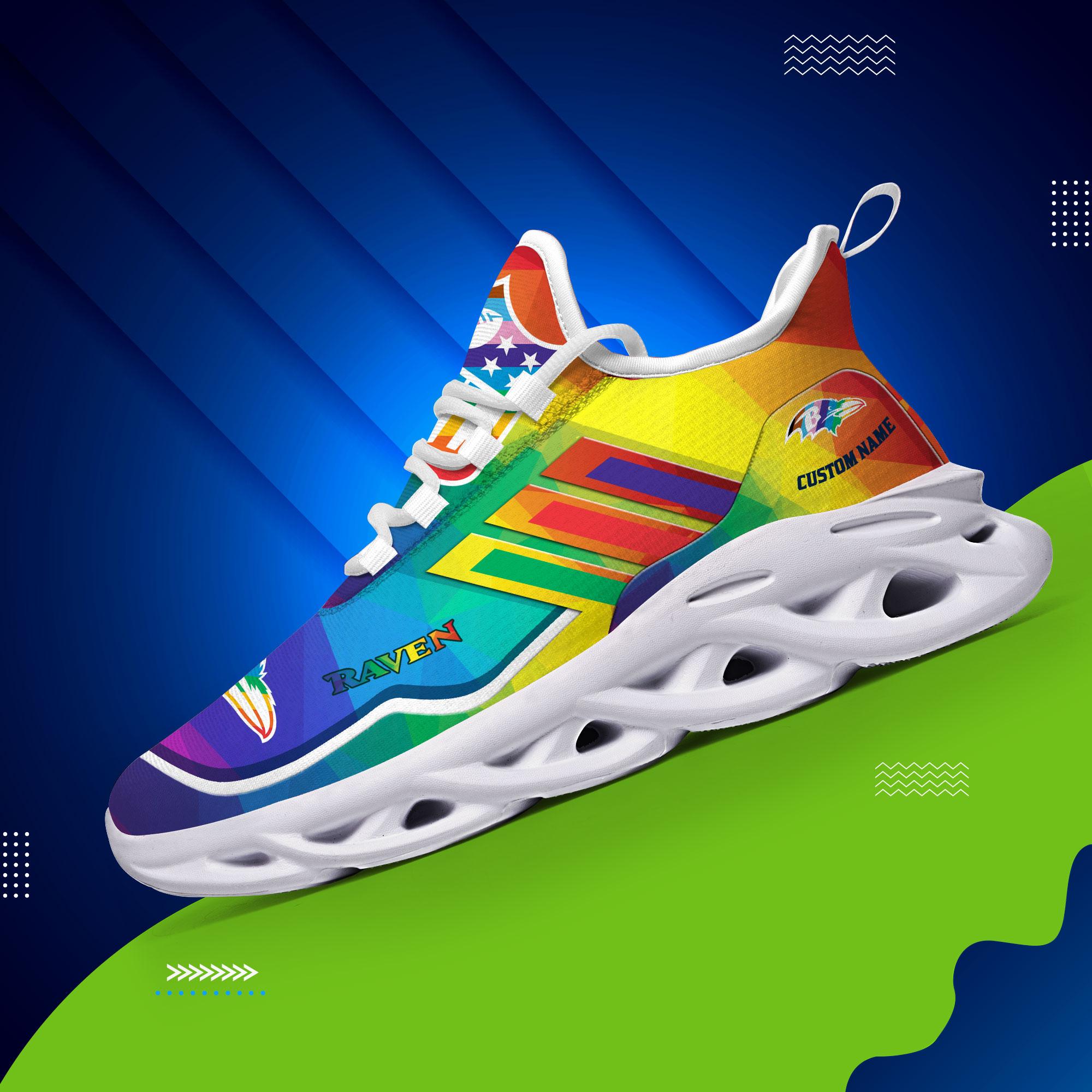 Personalized Baltimore Ravens Max Soul Shoes Sneakers for Men And Women – NFL Football Fan Shoes, Team Sneakers - Image 6