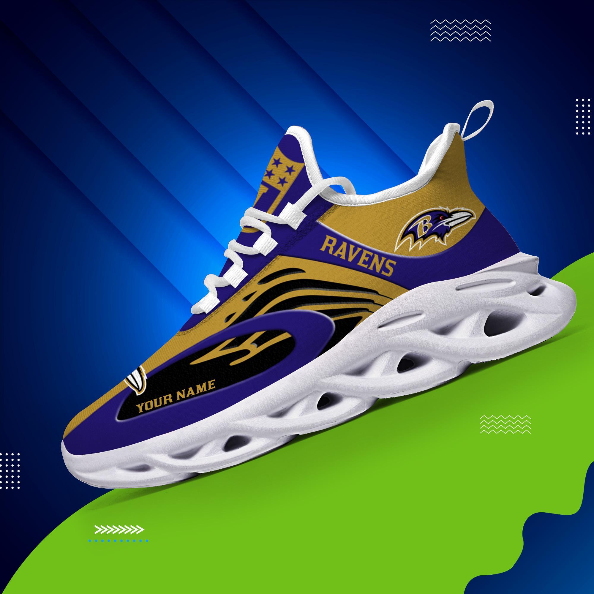 Personalized Baltimore Ravens Max Soul Shoes Sneakers for Men And Women – NFL Football Fan Shoes, Team Sneakers - Image 7