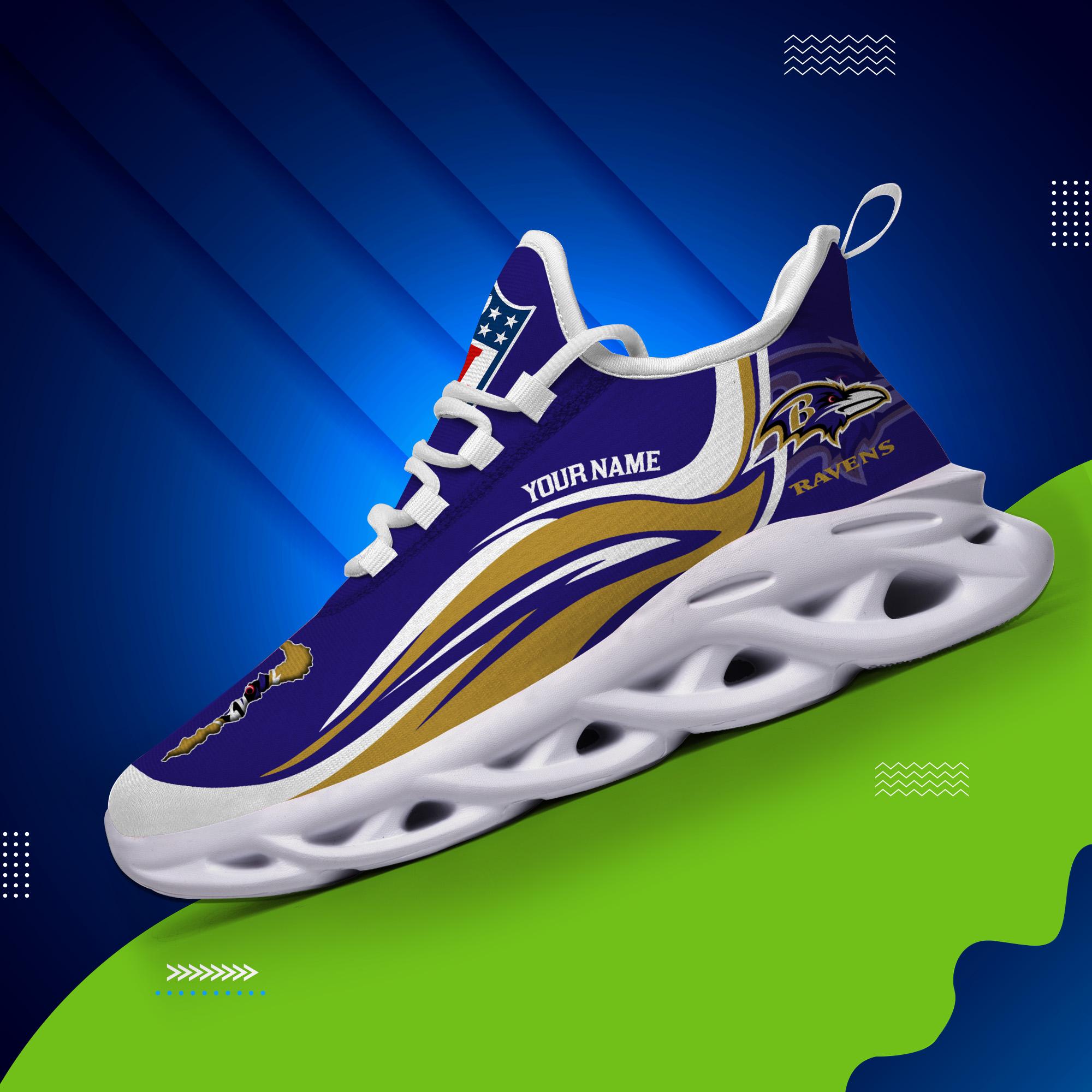 Personalized Baltimore Ravens Max Soul Shoes Sneakers for Men And Women – NFL Football Fan Shoes, Team Sneakers - Image 7