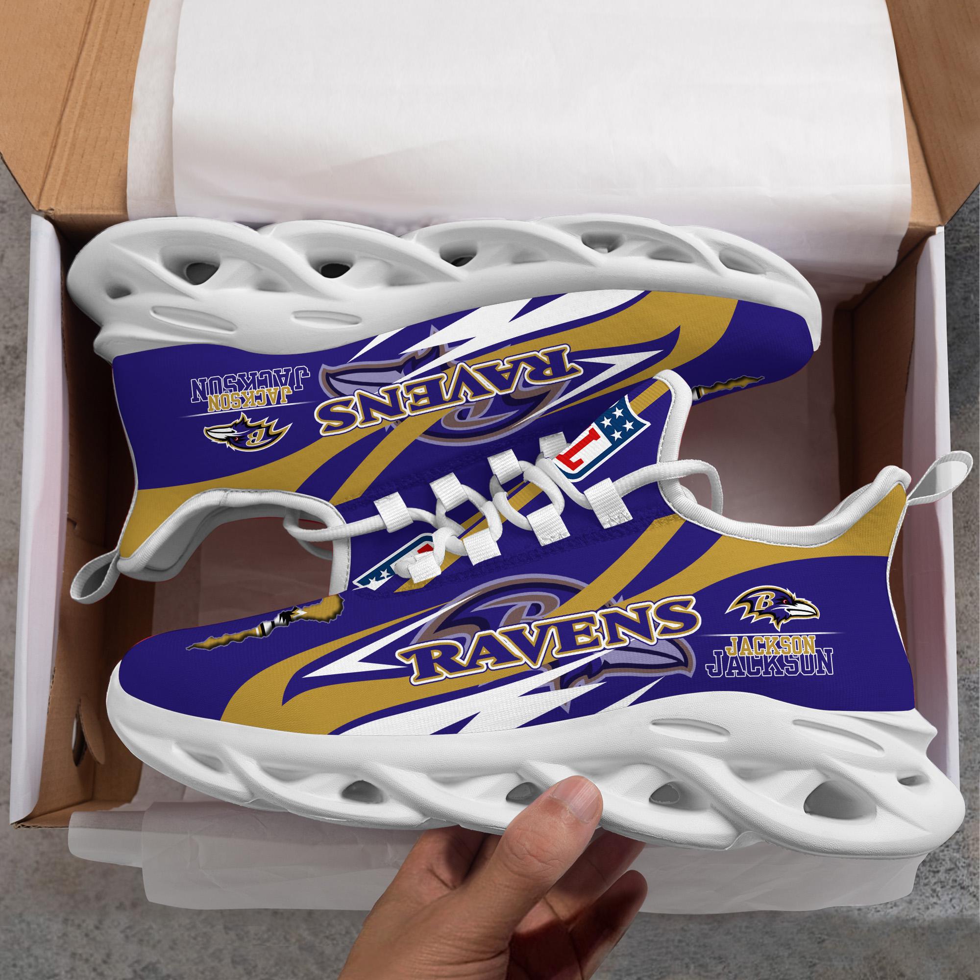 Personalized Baltimore Ravens Max Soul Shoes Sneakers for Men And Women – NFL Football Fan Shoes, Team Sneakers - Image 7