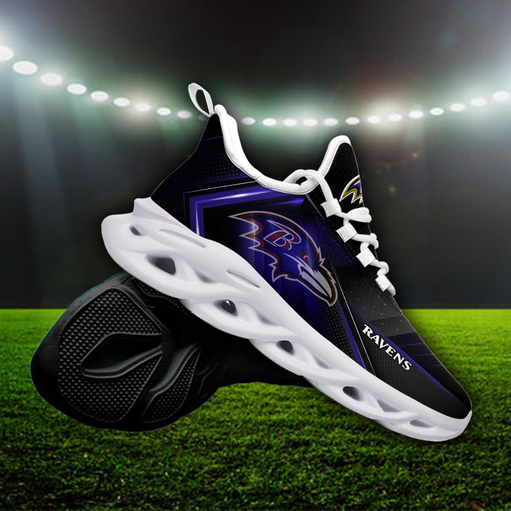 Personalized Baltimore Ravens NFL Max Soul Shoes Sneakers for Men And Women – NFL Football Fan Shoes, Team Sneakers - Image 3