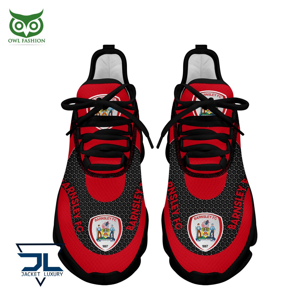 Personalized Barnsley FC Max Soul Shoes Sneakers for Men And Women – Soccer Fan Shoes, Team Sneakers - Image 6