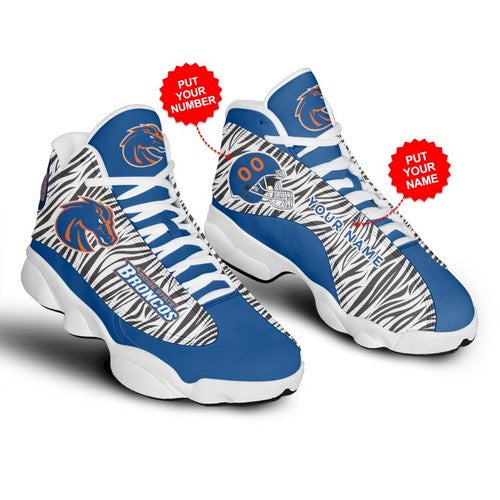 Personalized Boise State Broncos JD13 Sneakers Shoes for Men & Women | Custom Fan Gift