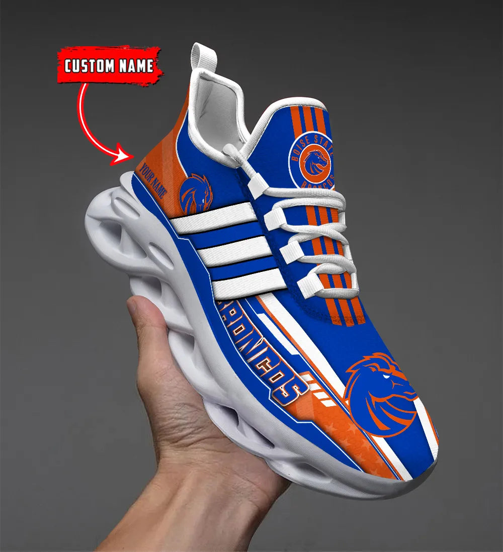 Personalized Boise State Broncos Max Soul Shoes Sneakers for Men And Women – NFL Football Fan Shoes, Team Sneakers