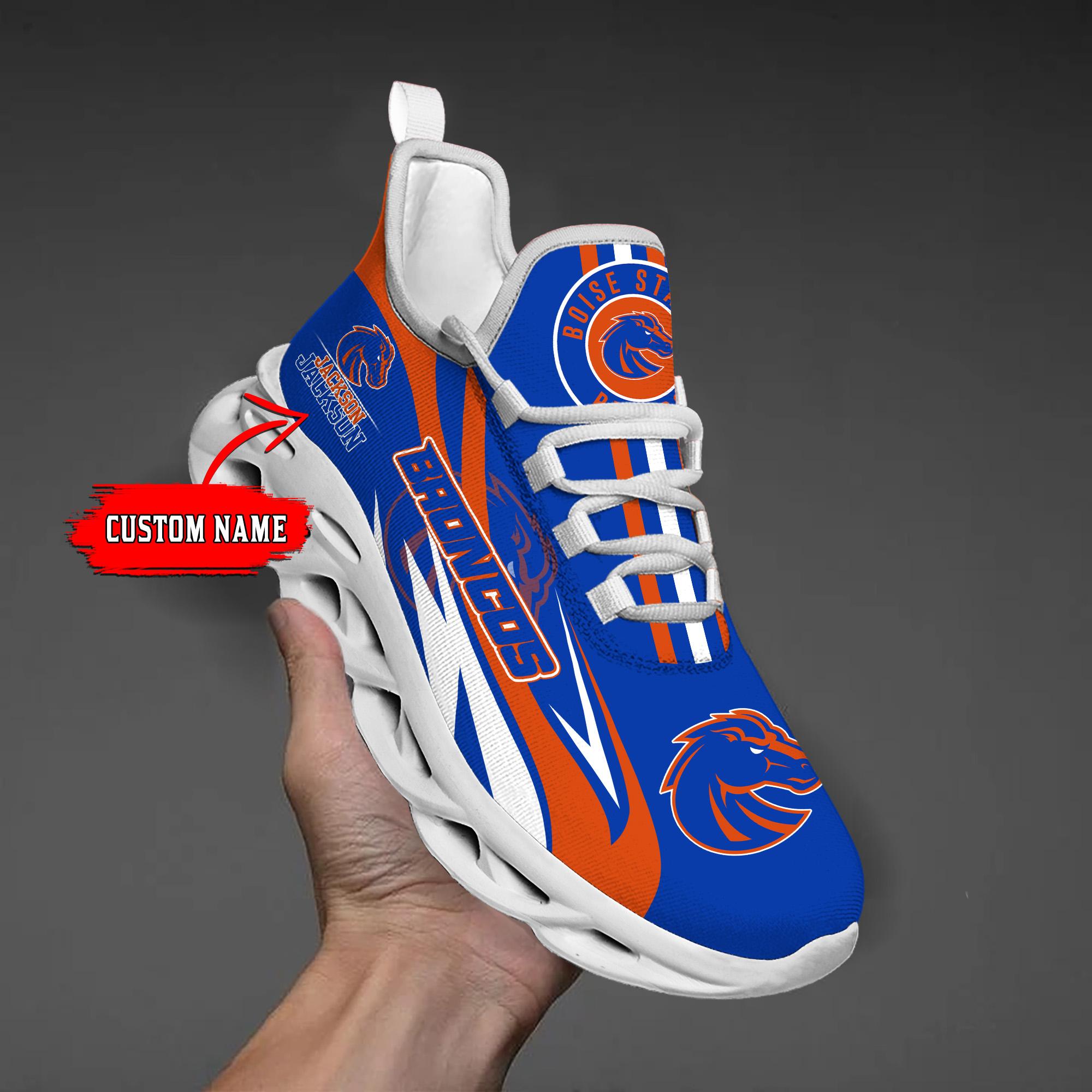 Personalized Boise State Broncos Max Soul Shoes Sneakers for Men And Women – NFL Football Fan Shoes, Team Sneakers