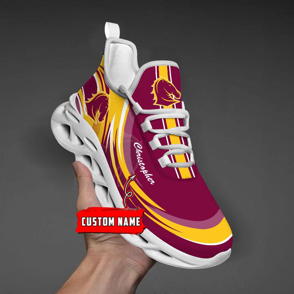 Personalized Brisbane Broncos Max Soul Shoes Sneakers for Men And Women – NFL Football Fan Shoes, Team Sneakers - Image 6