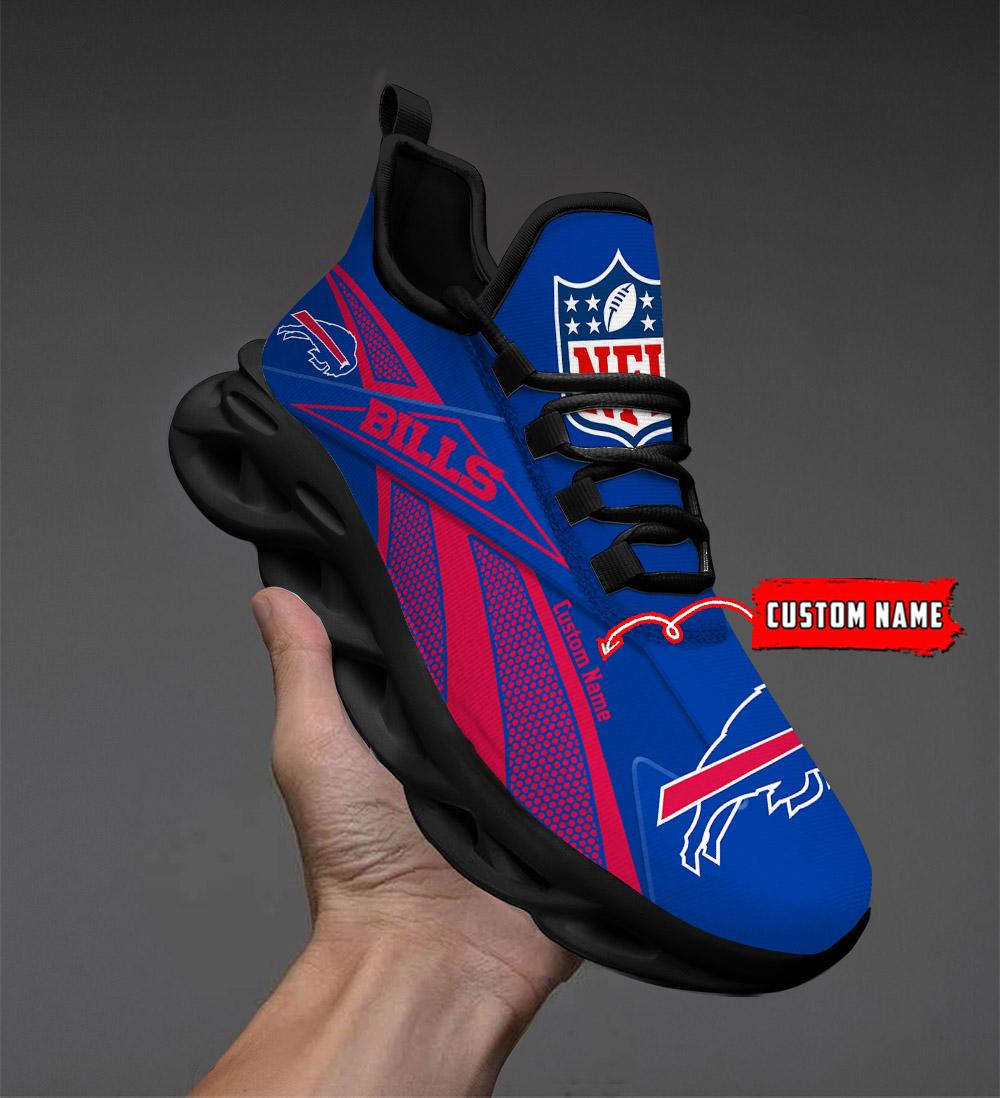 Personalized Buffalo Bills Max Soul Shoes Sneakers for Men And Women – NFL Football Fan Shoes, Team Sneakers