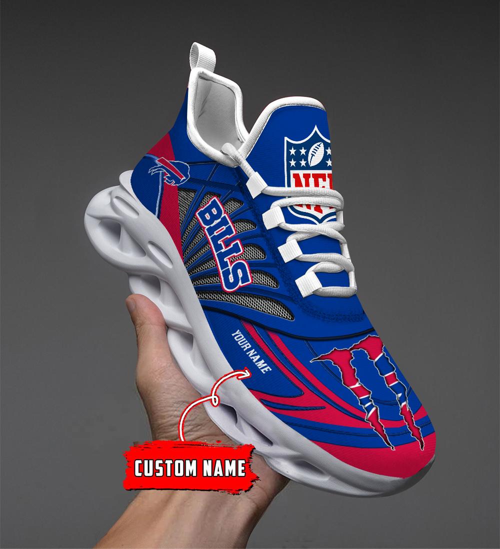 Personalized Buffalo Bills Max Soul Shoes Sneakers for Men And Women – NFL Football Fan Shoes, Team Sneakers