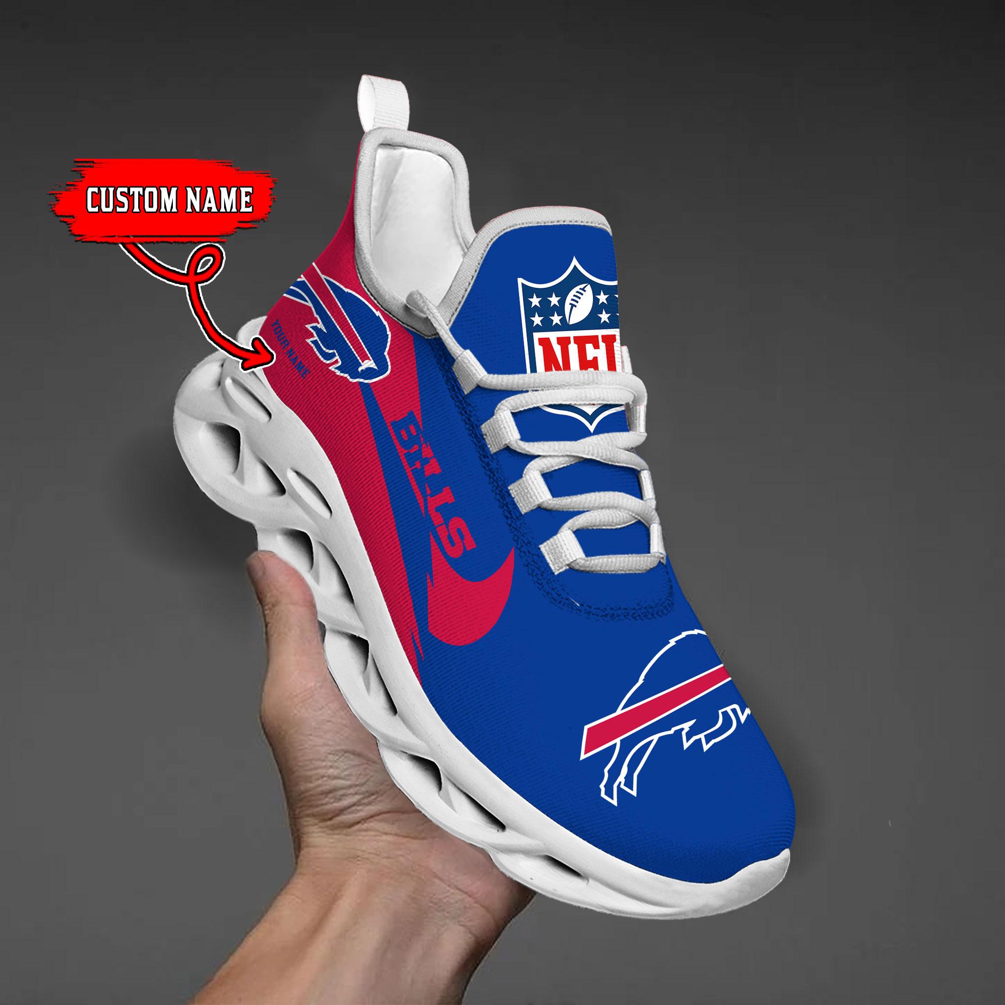 Personalized Buffalo Bills Max Soul Shoes Sneakers for Men And Women – NFL Football Fan Shoes, Team Sneakers