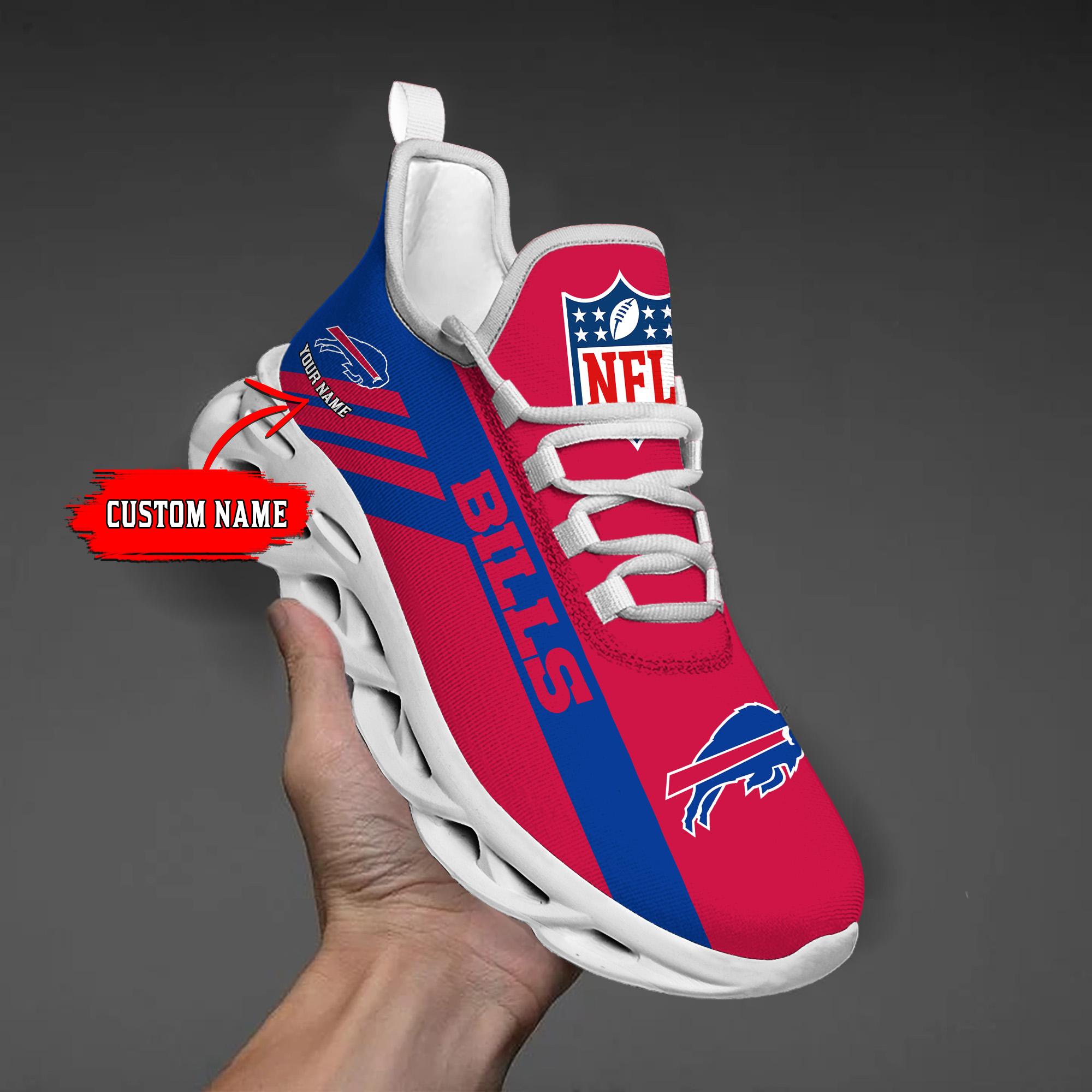 Personalized Buffalo Bills Max Soul Shoes Sneakers for Men And Women – NFL Football Fan Shoes, Team Sneakers