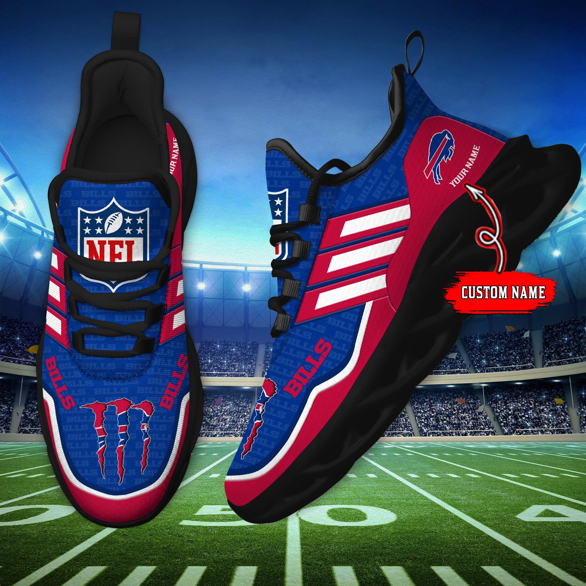 Personalized Buffalo Bills Max Soul Shoes Sneakers for Men And Women – NFL Football Fan Shoes, Team Sneakers - Image 7