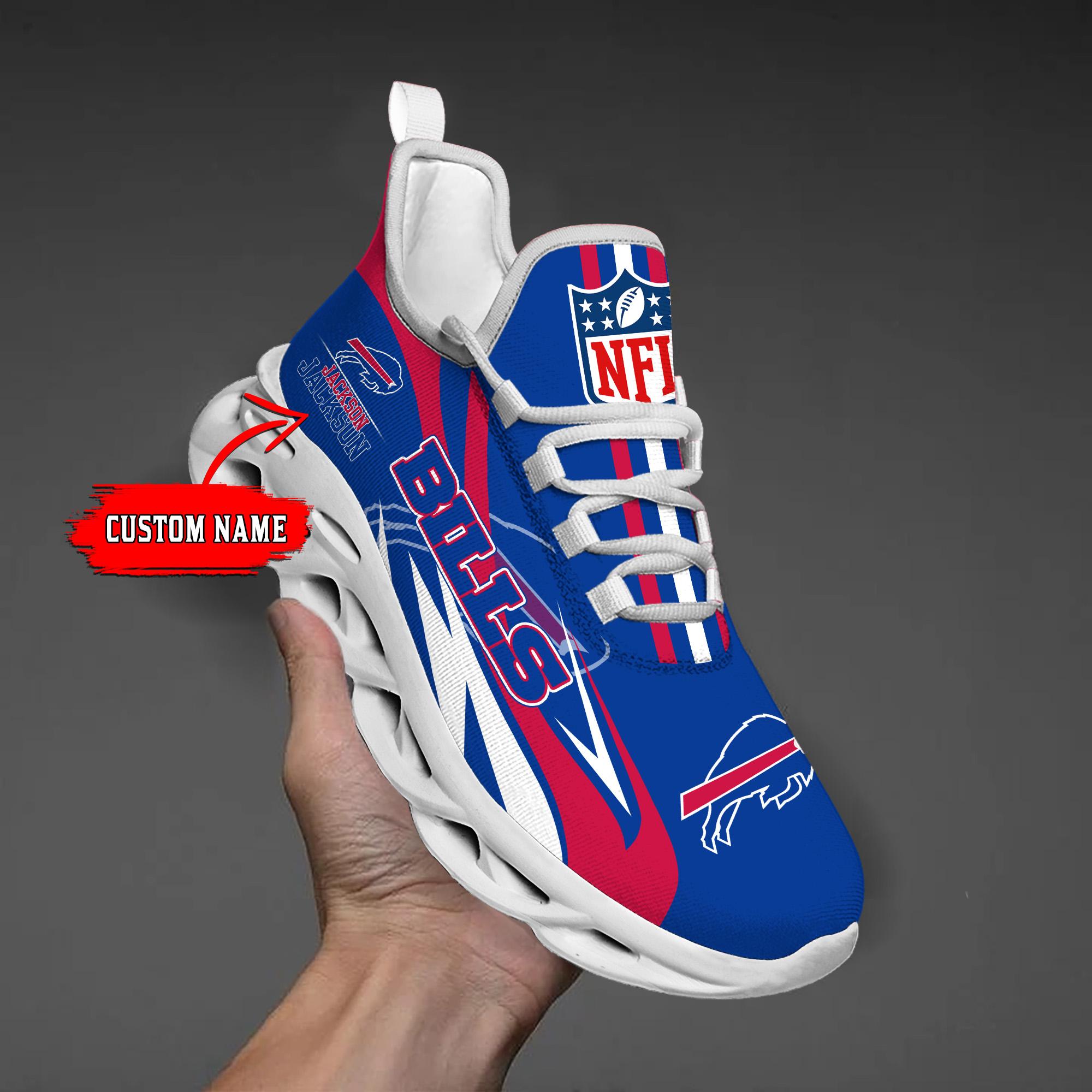 Personalized Buffalo Bills Max Soul Shoes Sneakers for Men And Women – NFL Football Fan Shoes, Team Sneakers