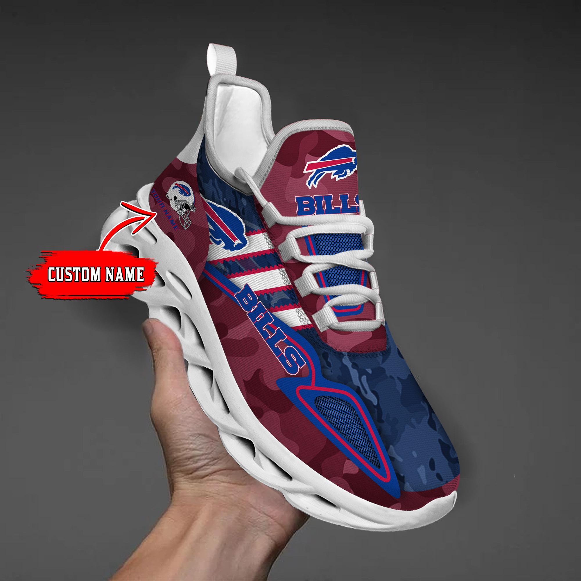 Personalized Buffalo Bills Max Soul Shoes Sneakers for Men And Women – NFL Football Fan Shoes, Team Sneakers