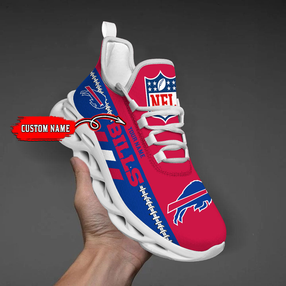 Personalized Buffalo Bills Max Soul Shoes Sneakers for Men And Women – NFL Football Fan Shoes, Team Sneakers