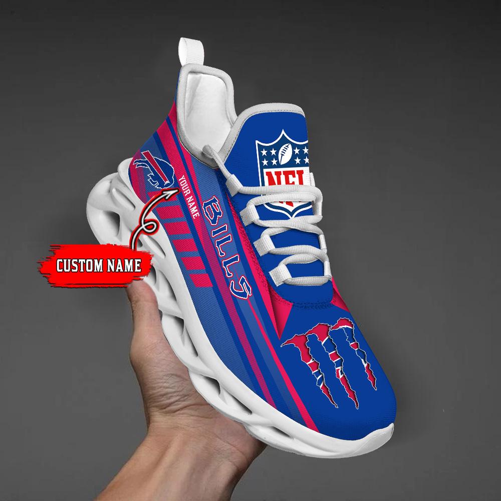 Personalized Buffalo Bills Max Soul Shoes Sneakers for Men And Women – NFL Football Fan Shoes, Team Sneakers