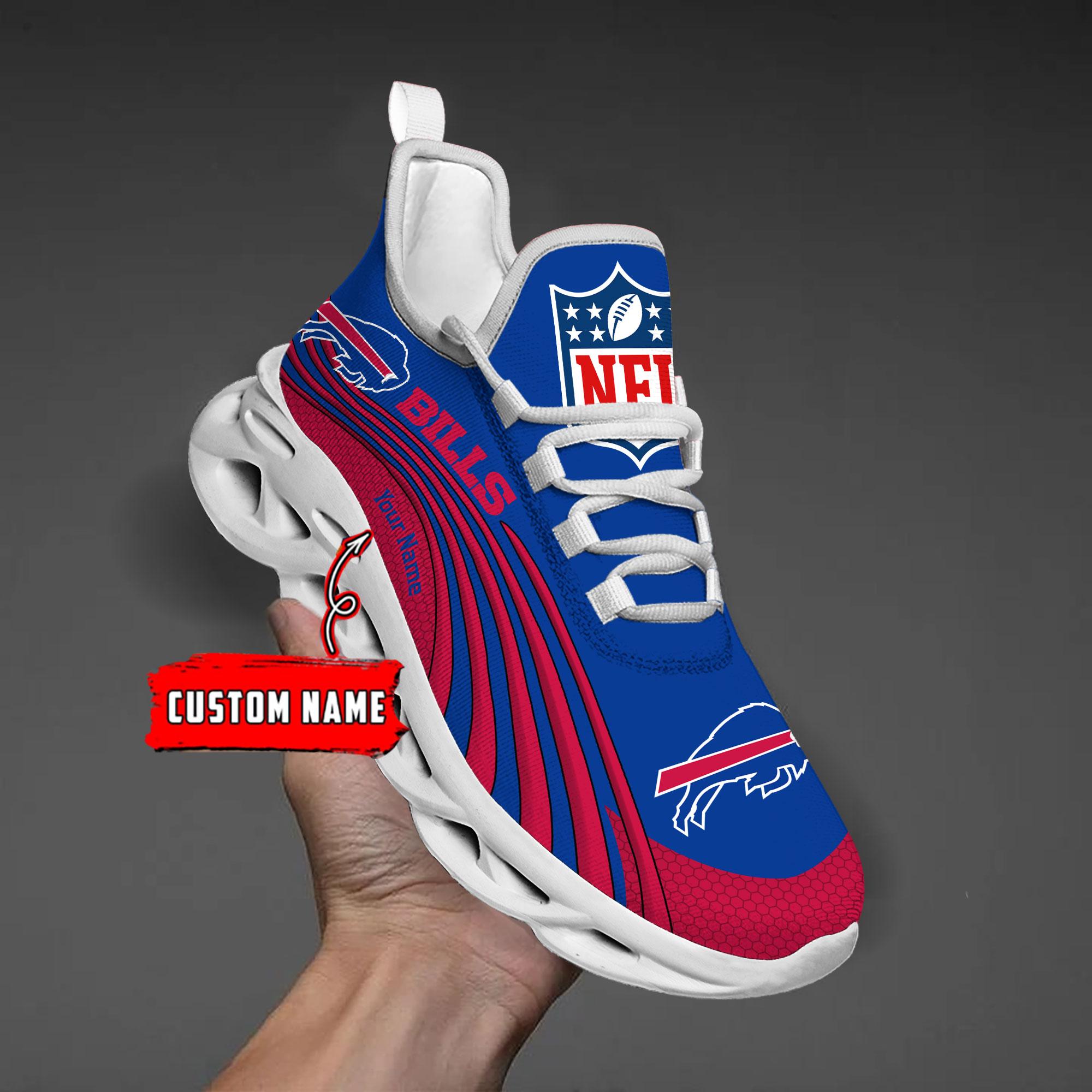 Personalized Buffalo Bills Max Soul Shoes Sneakers for Men And Women – NFL Football Fan Shoes, Team Sneakers