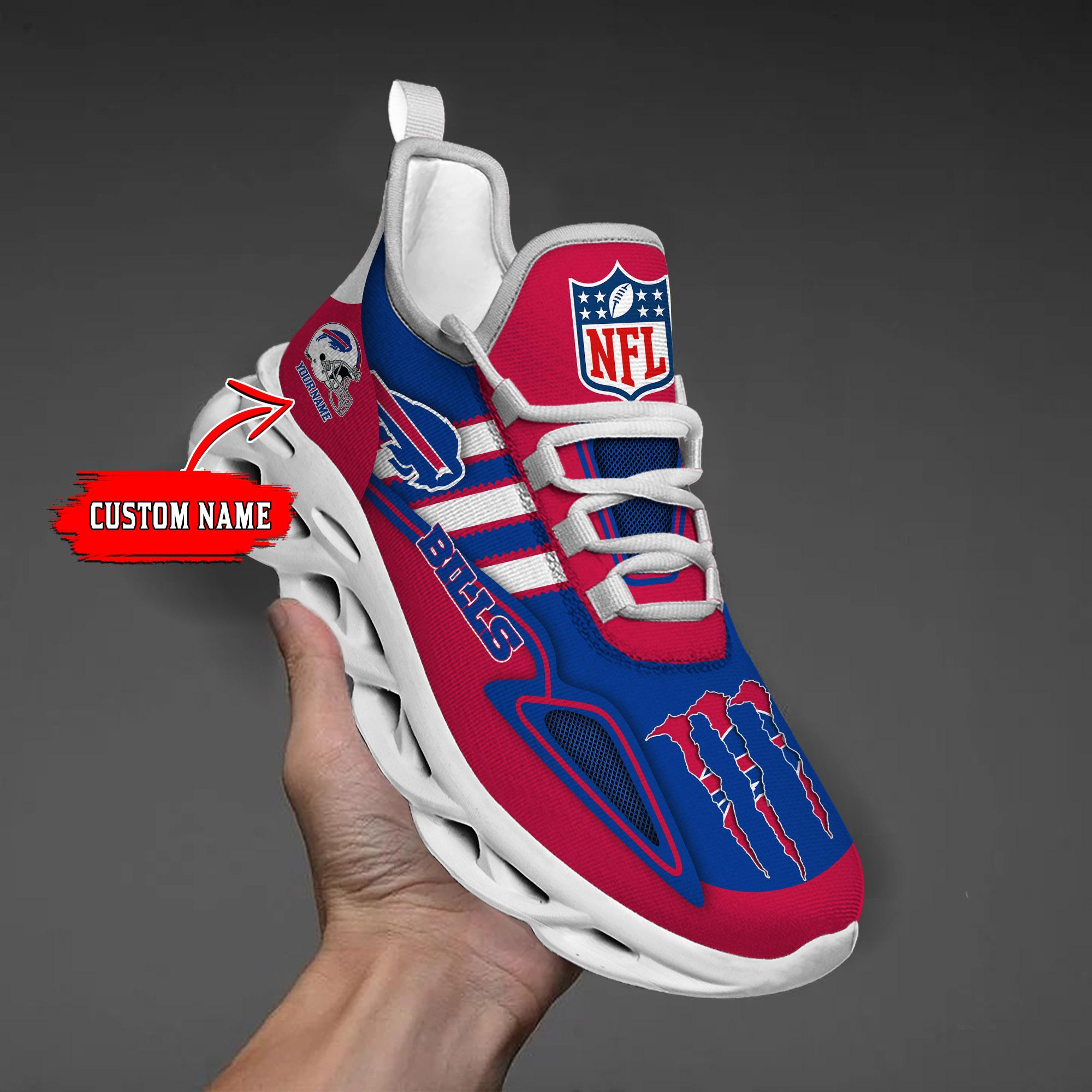 Personalized Buffalo Bills Max Soul Shoes Sneakers for Men And Women – NFL Football Fan Shoes, Team Sneakers