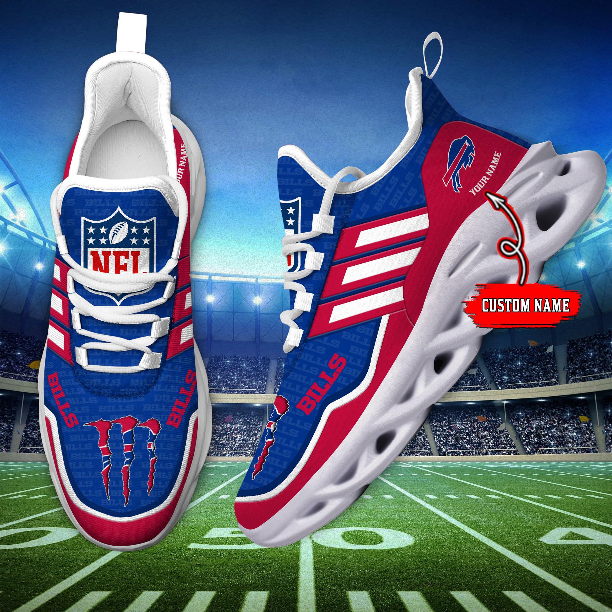 Personalized Buffalo Bills Max Soul Shoes Sneakers for Men And Women – NFL Football Fan Shoes, Team Sneakers